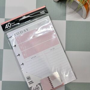 Happy Planner Minimalist Mini Filler Paper - Daily Schedule & To Dos